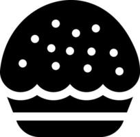 A hamburger icon with a black background vector
