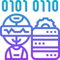 The logo of the cloud computing vector