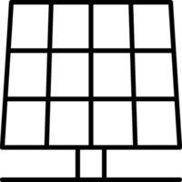 A solar panel on a white background vector