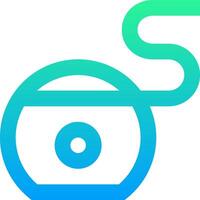 The logo for a music player vector