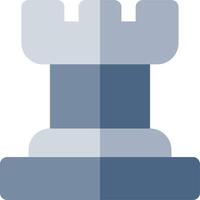 A chess piece with a crown on top vector