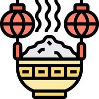 Chinese new year icon illustration vector