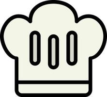 A chef hat icon on a white background vector