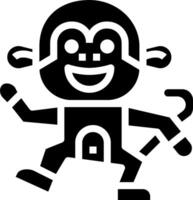 Monkey illustration design vector