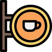 A coffee cup icon on a white background vector
