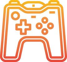 A game controller icon vector