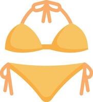 A bikini and a pair of underwear vector
