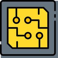 A yellow and black square with a yellow square in the middle vector