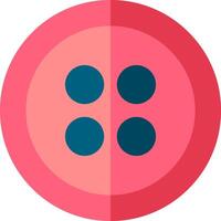 A button with four dots on it vector