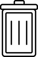 Trash Can Icon vector