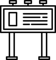 a black and white sign with a sign on it vector