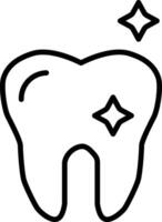 Clean Tooth Icon vector