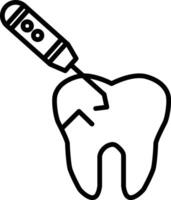 Tooth Scaling Icon vector