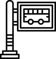 Bus Stop Icon vector