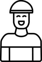 Smiling Man Icon vector