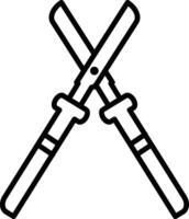 Farming Scissor Icon vector