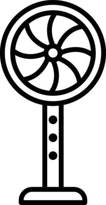 Stand Fan Icon