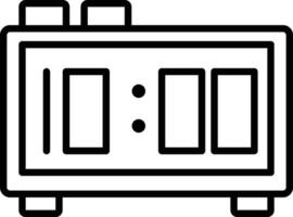 Digital Clock Icon vector