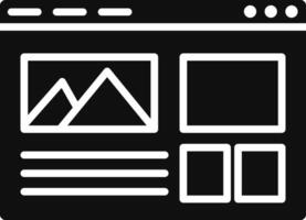 Web Layout Illustration Icon vector