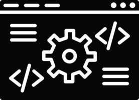 Code Settings Illustration Icon vector