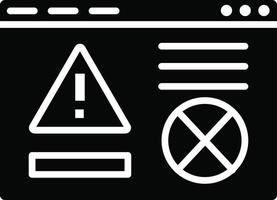 Website Error Illustration Icon vector
