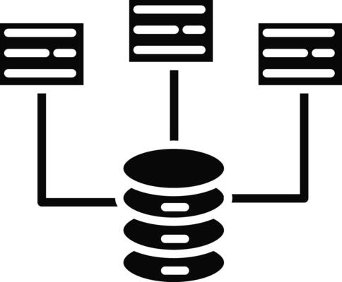 Big Data Illustration Icon