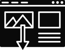 Landing Page Illustration Icon vector