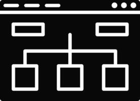Website Structure Illustration Icon vector