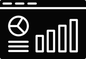 Webpage Statistics Illustration Icon vector