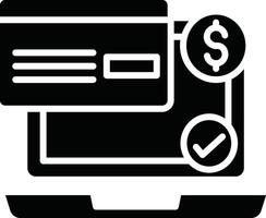 Online Payment Illustration Icon vector