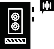 Voice Recorder Illustration Icon vector