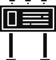 Billboard Illustration Icon vector