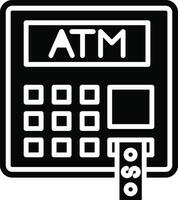 ATM Illustration Icon vector