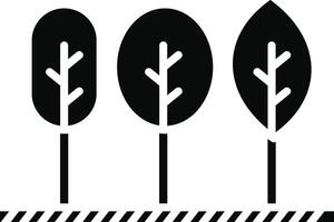 Forest Illustration Icon vector