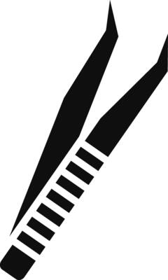 Tweezers Illustration Icon
