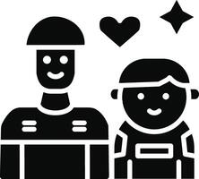 Father Illustration Icon vector