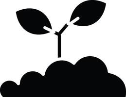 Sprout Illustration Icon vector