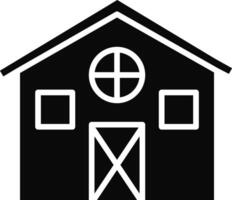 Barn Illustration Icon vector