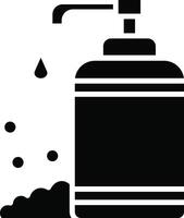 Soap Bottle Illustration Icon vector