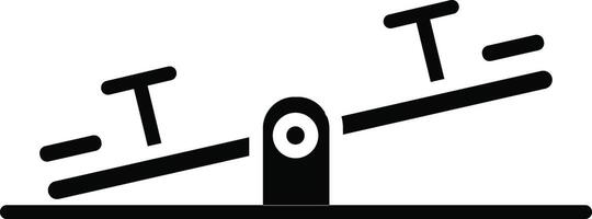 Seesaw Illustration Icon vector