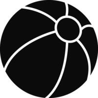 Beach Ball Illustration Icon vector