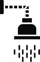 Shower Head Illustration Icon vector