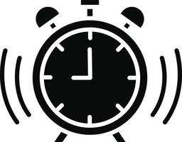 alarma reloj ilustración icono vector