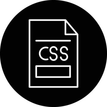 css archivo ilustración icono vector