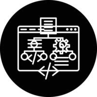 Web Development Illustration Icon vector