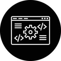 Code Settings Illustration Icon vector