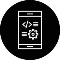 App Development Illustration Icon vector