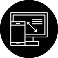 Responsive Design Illustration Icon vector