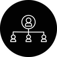 Hierarchy Illustration Icon vector