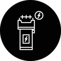 Stun Gun Illustration Icon vector